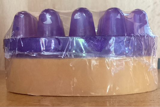 Kiss It Better butter cream massage therapy soap bar. 100% Vegan/ Cruelty Free.