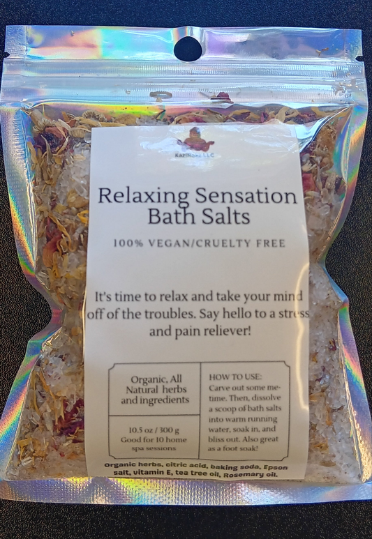 Relaxing Sensation Bath Soak with Herbs 🌿. Fall! 100% Vegan/ Cruelty Free!