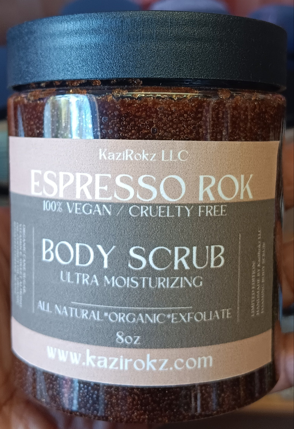 Espresso Rok (Foam) Body Scrub (100% Vegan / Cruelty Free)