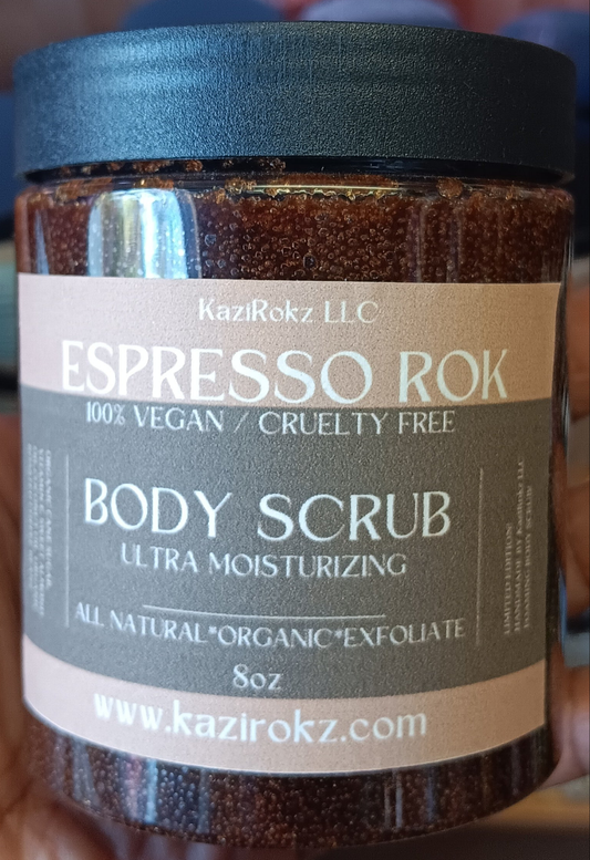 Espresso Rok (Foam) Body Scrub (100% Vegan / Cruelty Free)