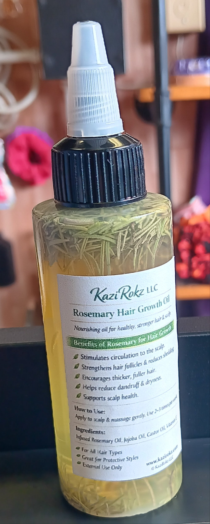 Rosemary, hair growth, oil.! 2oz/60ml. Strengthen, nourish, and stimulate hair growth.