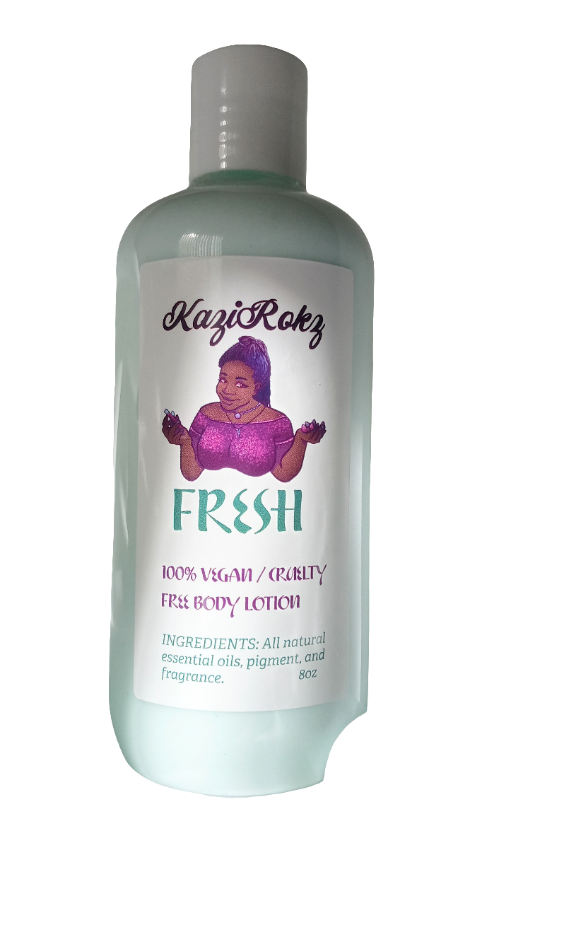 Fresh Butter Cream Body Lotion 8oz (100% Vegan / Cruelty Free) Fresh and 24hrs moisture.