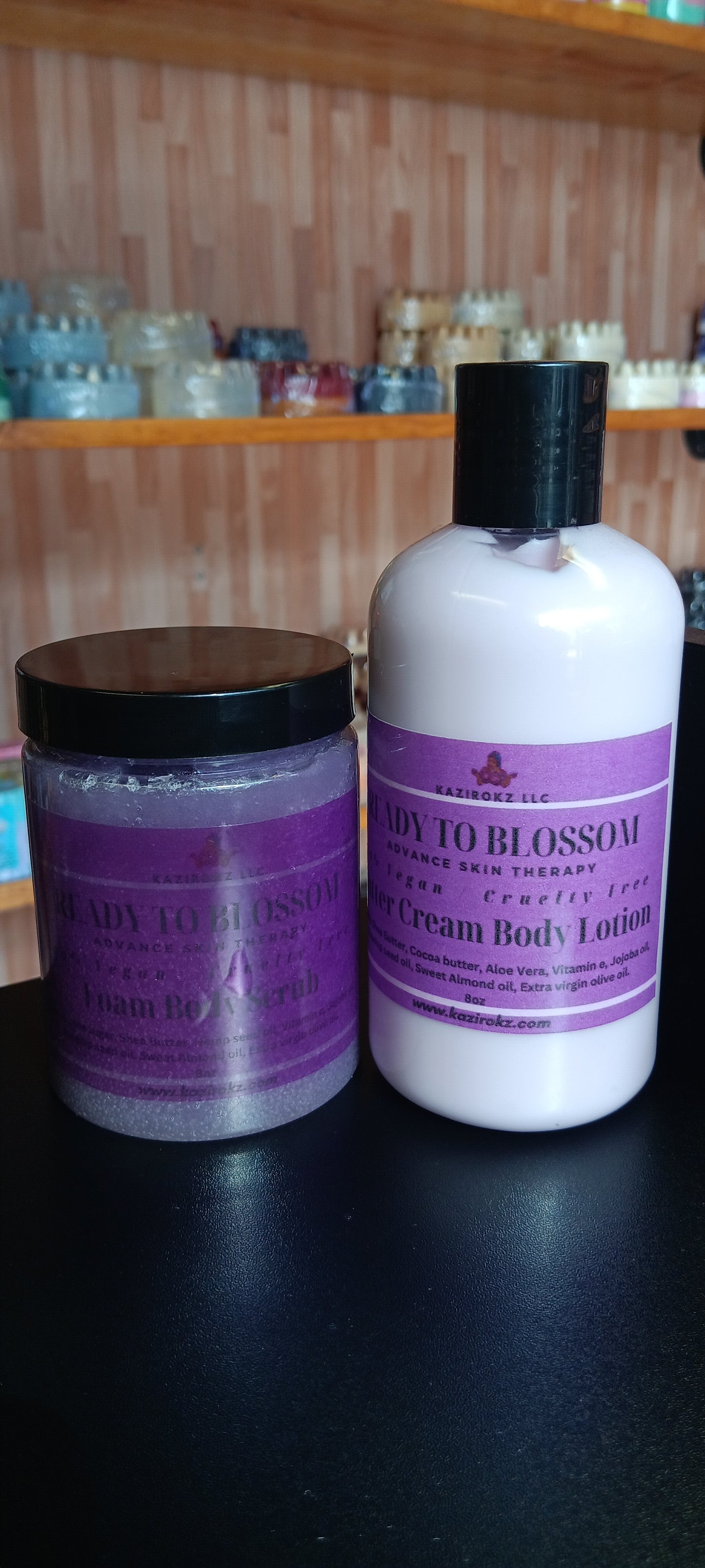 Ready to Blossom 🌸! Yoni Skincare Bundle. Butter cream body moisturizer, foaming body scrub!