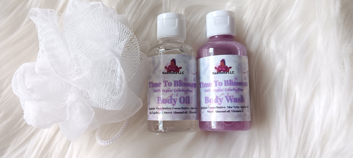 Ready To Blossom 🌸 Trival size kit! Gift set, Sample size, Christmas gift, Birthday gift. 100% Vegan/ Cruelty Free