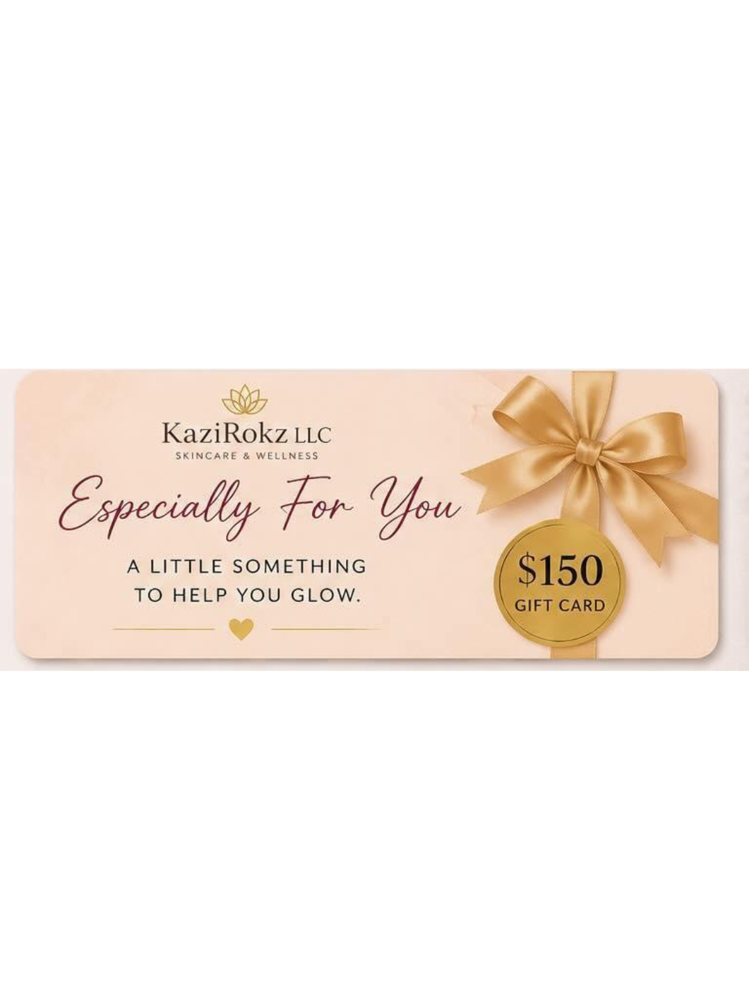 A GIFT FOR YOU! GIFT CARD
