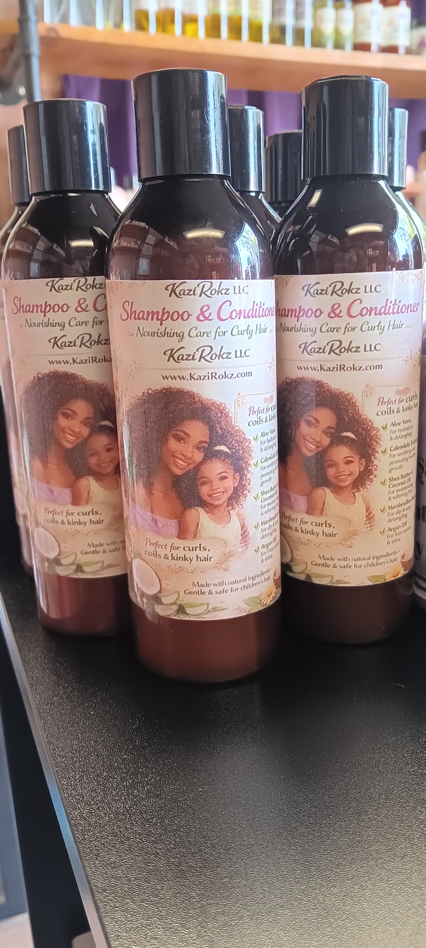 Curls! Shampoo Conditioner,  nourishing, care for curly hair. 100% Vegan/ Cruelty Free