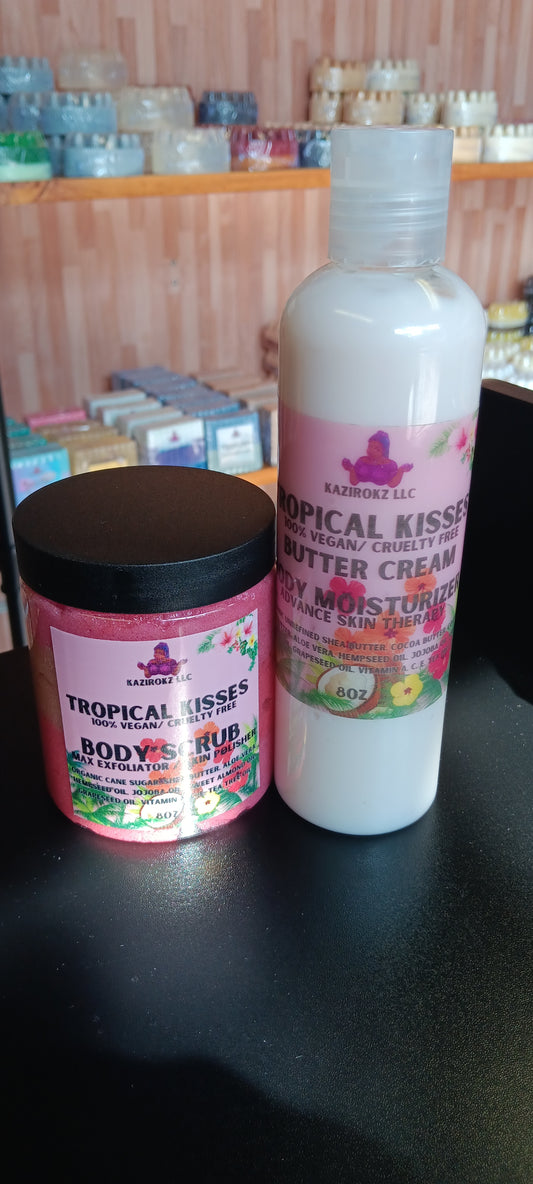 Tropical Kisses skincare bundle. Limited edition in limited time, only!