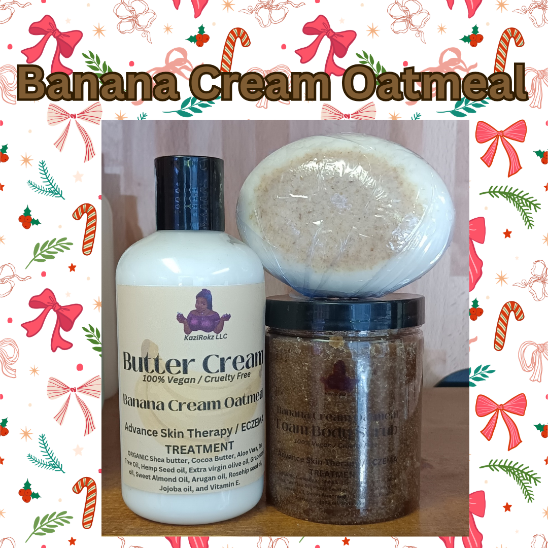 Banana Cream Oatmeal! Skincare Bundle!