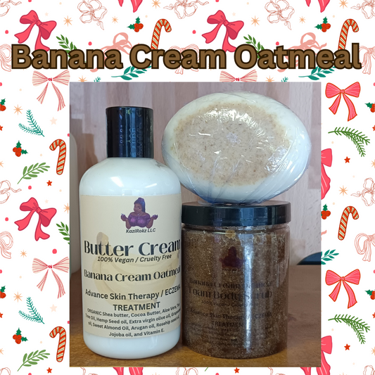 Banana Cream Oatmeal! Skincare Bundle!