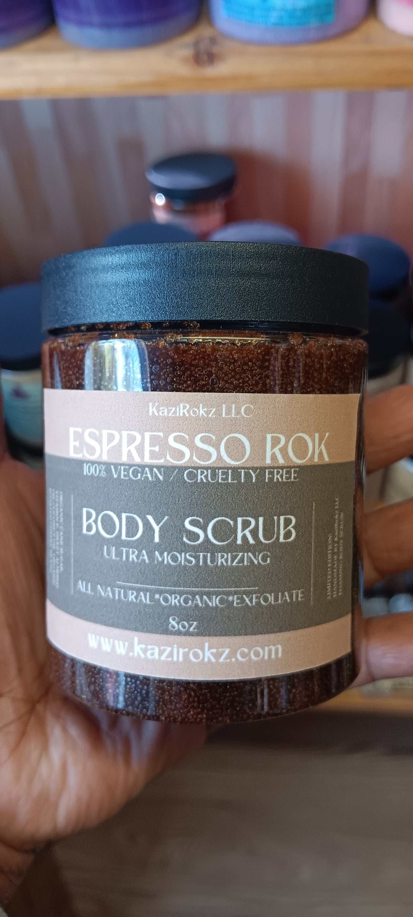Espresso Rok (Foam) Body Scrub (100% Vegan / Cruelty Free)
