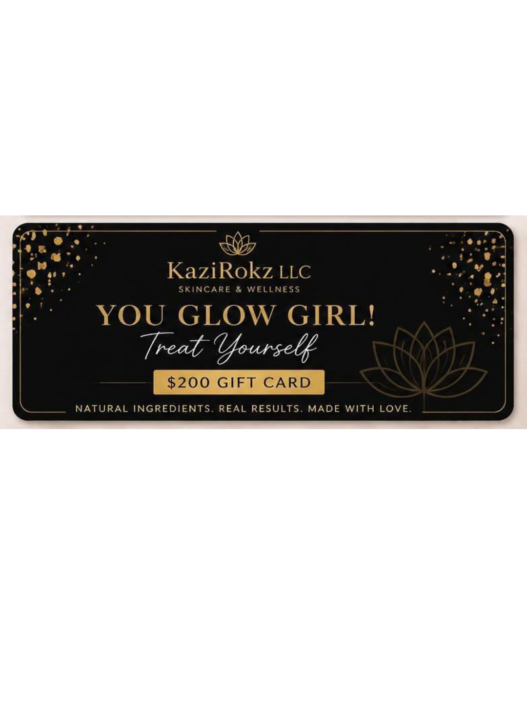 A GIFT FOR YOU! GIFT CARD