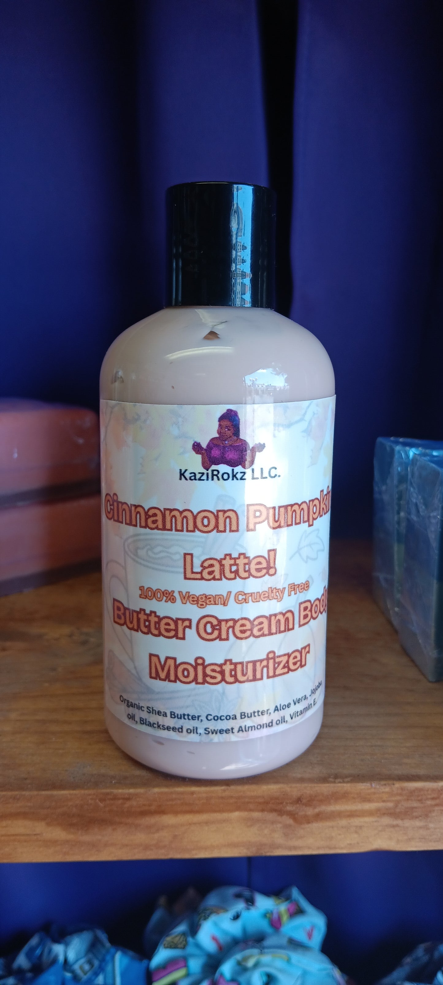 Cinnamon Pumpkin Latte! Butter Cream Body Moisturizer 100% Vegan/ Cruelty Free 🌱🐷 Fall!