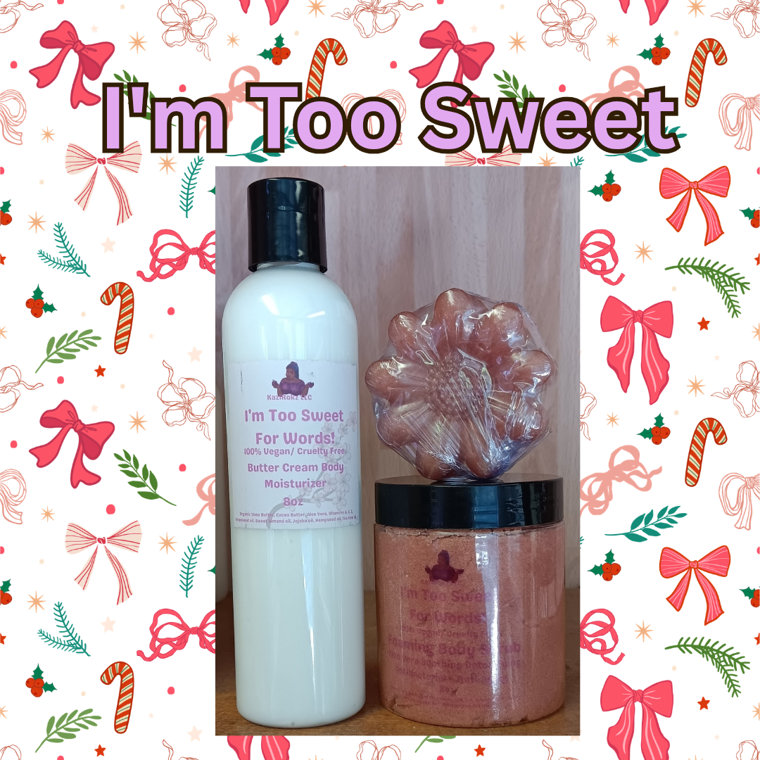 I'm Too Sweet For Words! Skincare Bundle. Limited Edition. 100% vegan/ cruelty free 🌱 🐷
