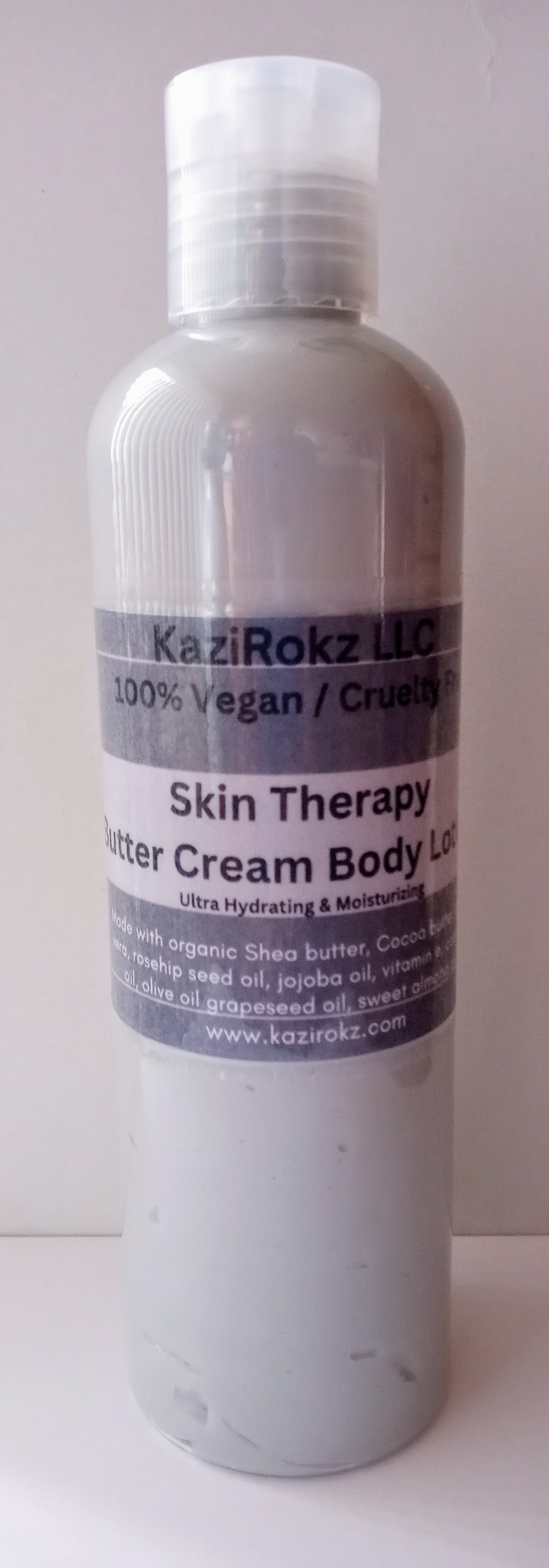 Skin Therapy Butter Cream Body Lotion (100% Vegan / Cruelty Free) Skin Therapy/ Skin detoxifying Butter cream.