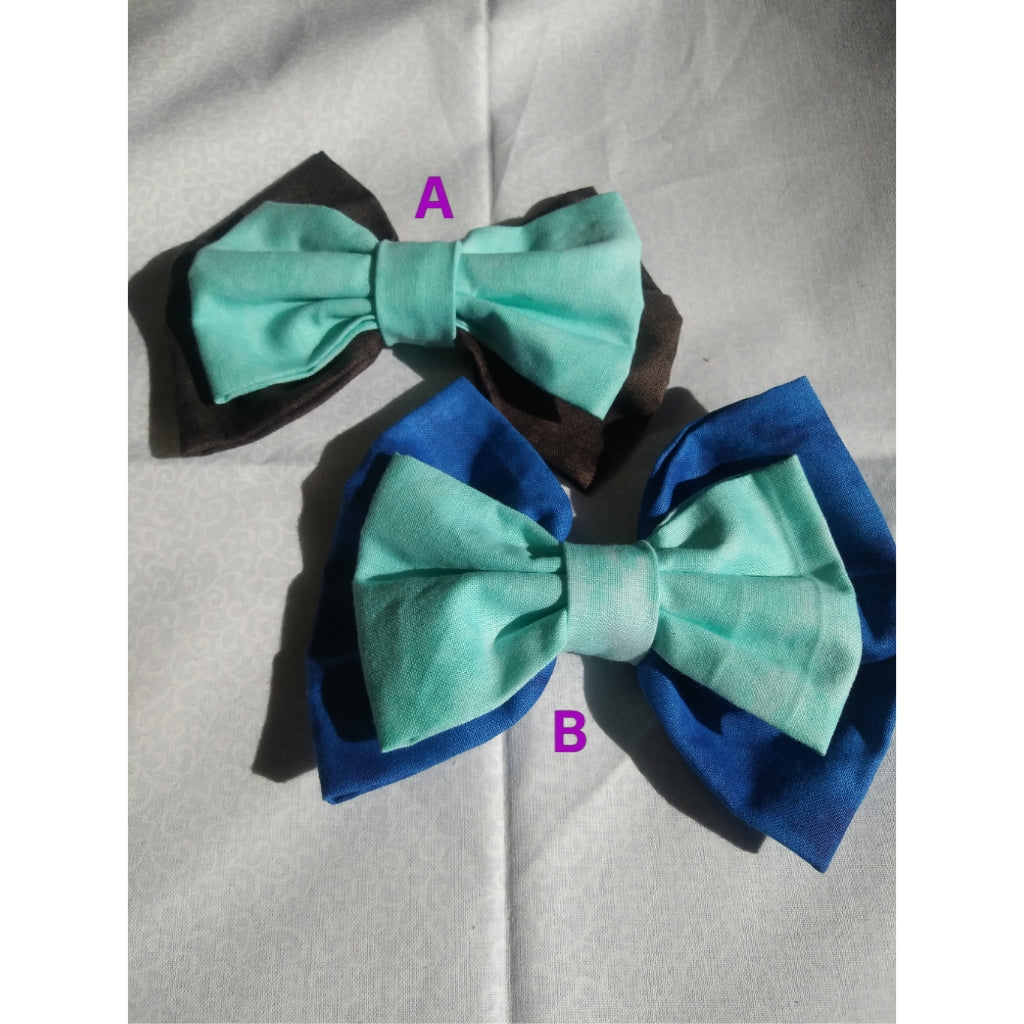 Tie dye Faded hair bow