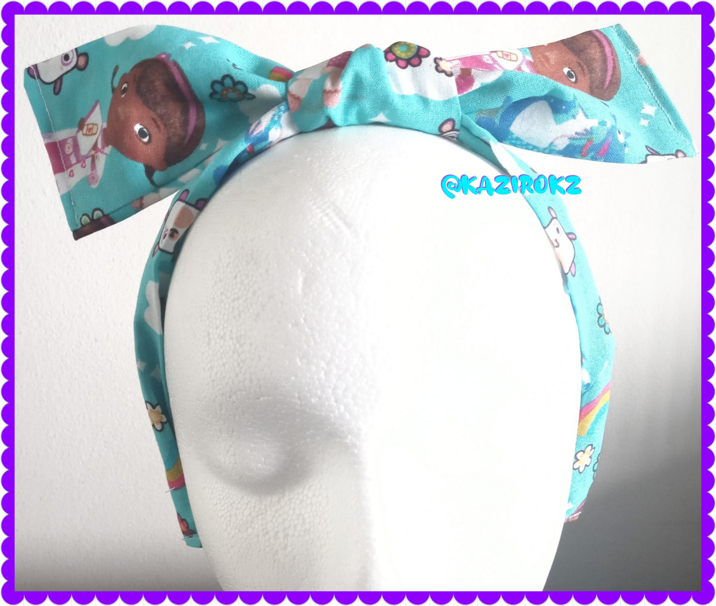 Doc McStuffins Headband (Turquoise)