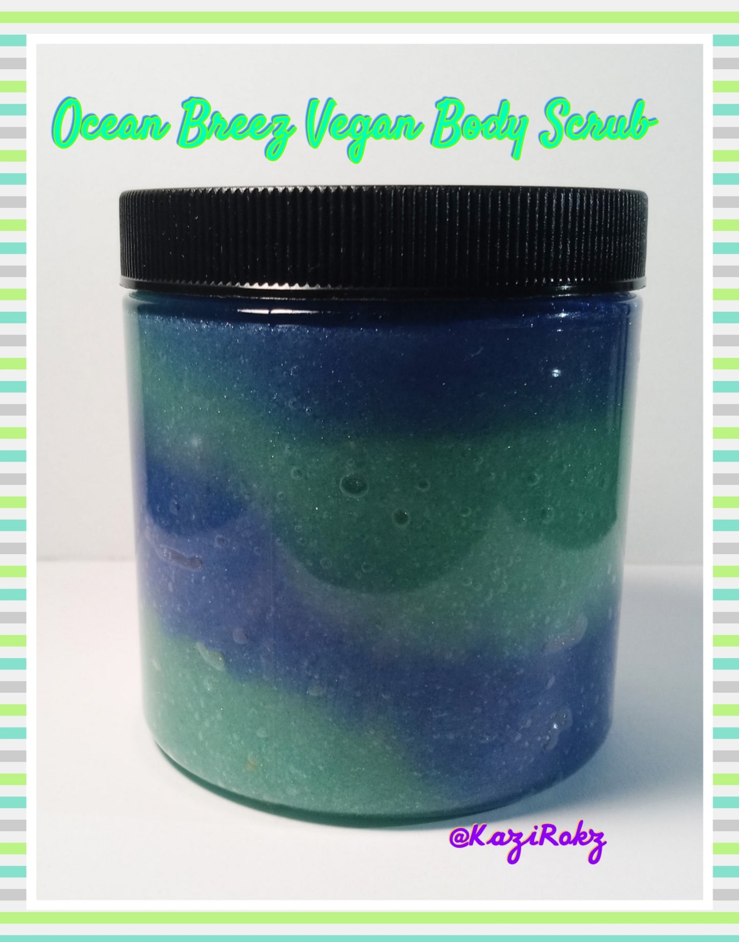 Ocean Breez Vegan Body Scrub (facial / body cleanser & moisturizer)