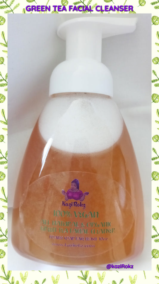 Green Tea Facial Cleanser (Foam Soap) 10oz