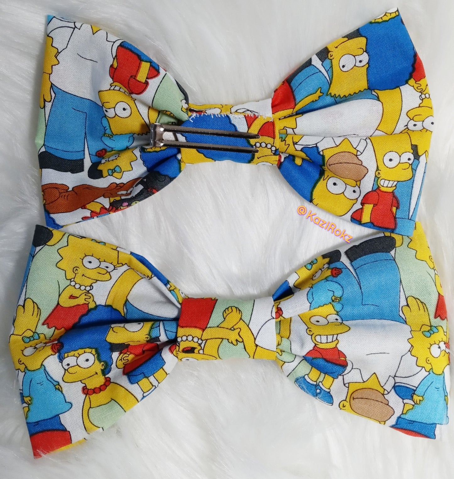 The Simpsons Family (Hair Bow)(White)