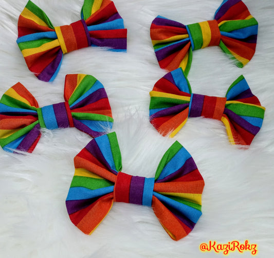 Rainbow🌈 (mini) Hair bow