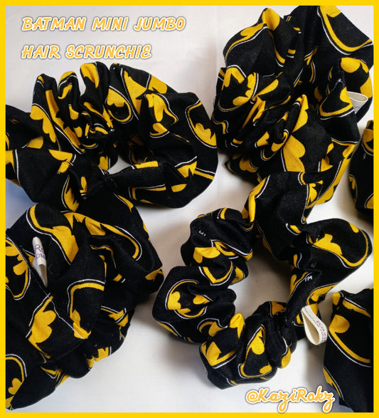 Batman Superhero Mini Jumbo Hair Scrunchie
