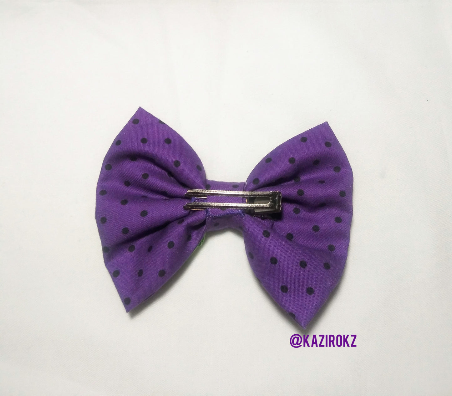 Purple / Lime green (HALLOWEEN🎃🦇THEMED Bow) hair bow
