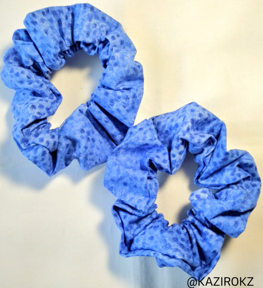 Blue Magic Hair Scrunchies