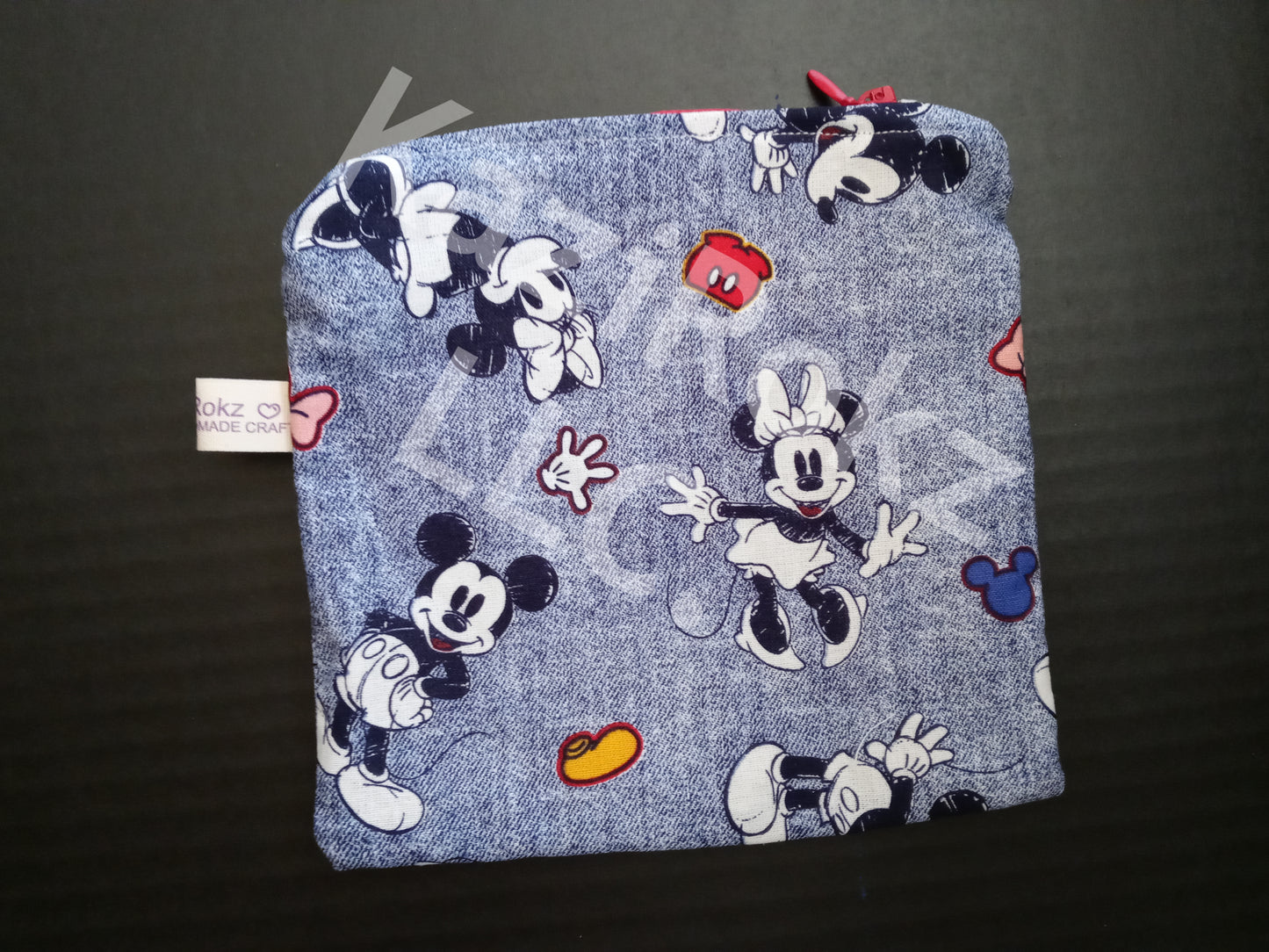 Disney Themed Mickey & Minnie Mouse Pouches