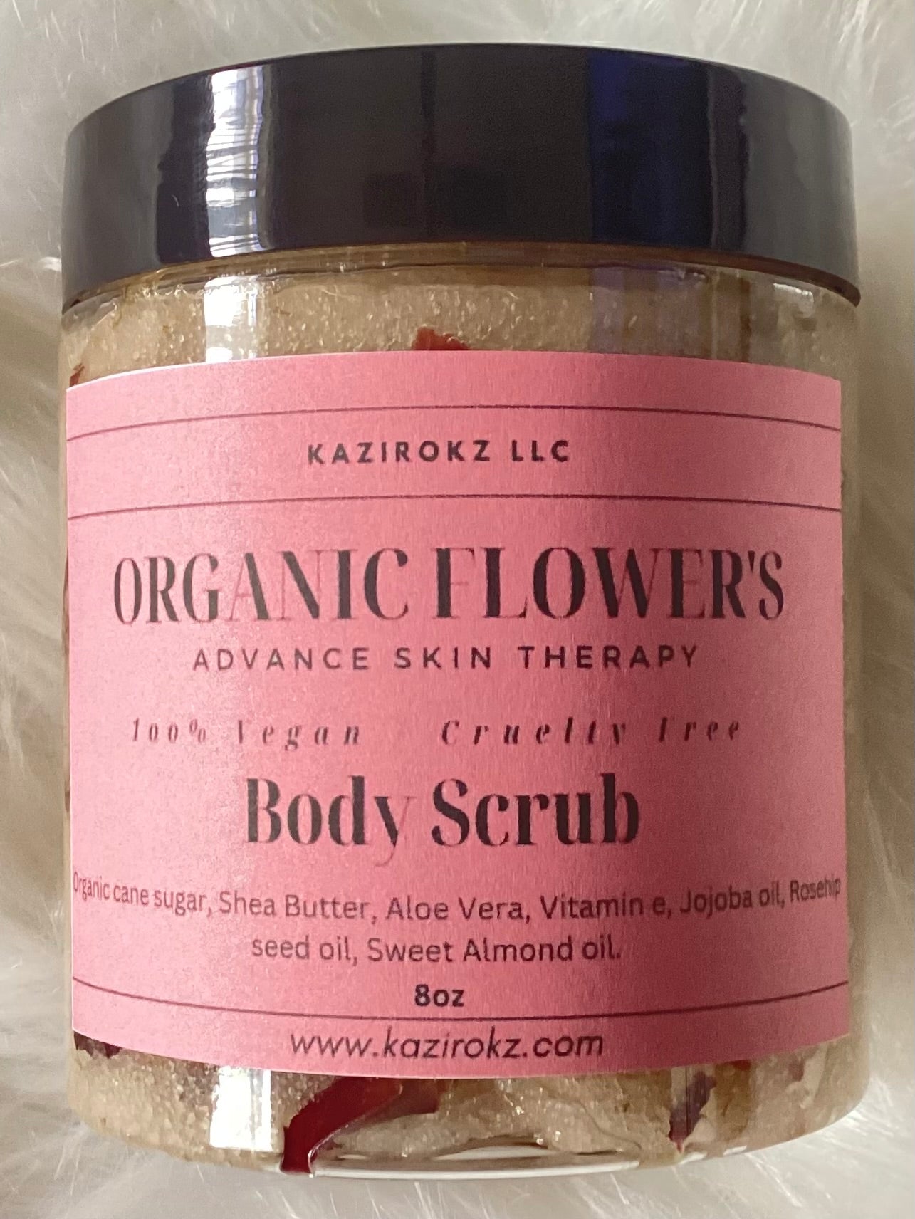 Organic Flowers ADVANCED Skin Therapy Body Scrub